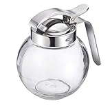 sahnegießer Hygienische Aufbewahrung von bis zu 250 ml Sahne oder flüssigem Honig durch festschließenden Drehverschluss und Ausgießer