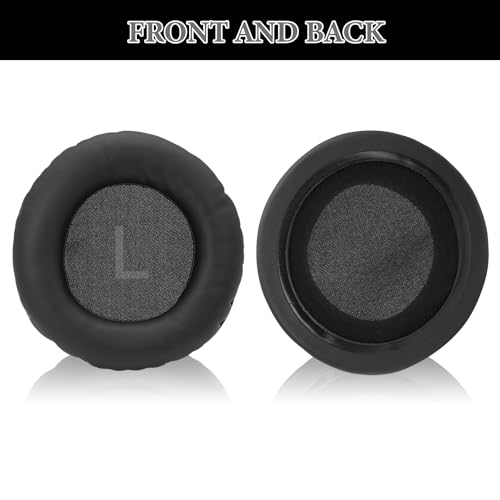 Aiivioll Repuestos Almohadillas para Auriculares AKG K52 K72 K92 M220 K240 K241 K242 K271 K272 K340 K550 K551 K553 S MKII MK2, Cojines con Cuero de Proteína (Negro) miniatura 5