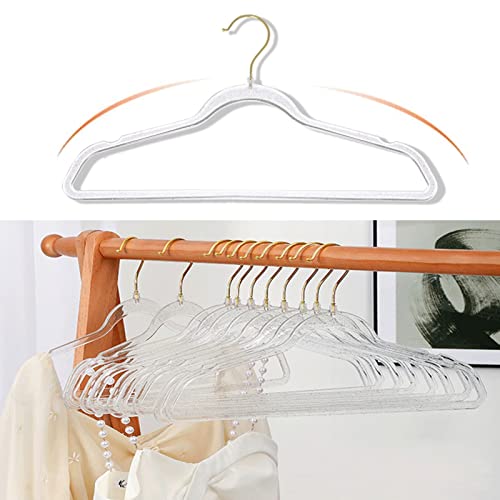 VSV Storage Glitter Clear Closet Hangers #TOP24