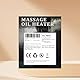 Massageölerhitzer mit zwei Ölflaschenspendern, einem Trichter zum Erhitzen von Massageölen und Lotionen für Heim- und Wellness-Salons (schwarz)