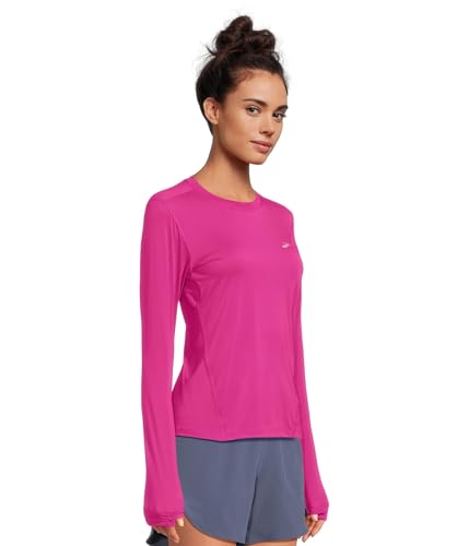 Brooks Brooks Womens Sprint Free Long Sleeve 3.0 Magenta LG (US Women's 12-14) One Size