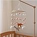 Forai Baby Crib Mobile, Dog Mobile for Crib, Boho Nursery Decor, Baby Bedroom Hanging Decoration