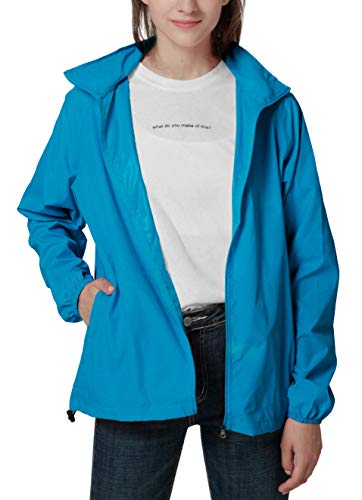 Image of Women's Lightweight Waterproof Jacket Packable Windbreaker Running Coat