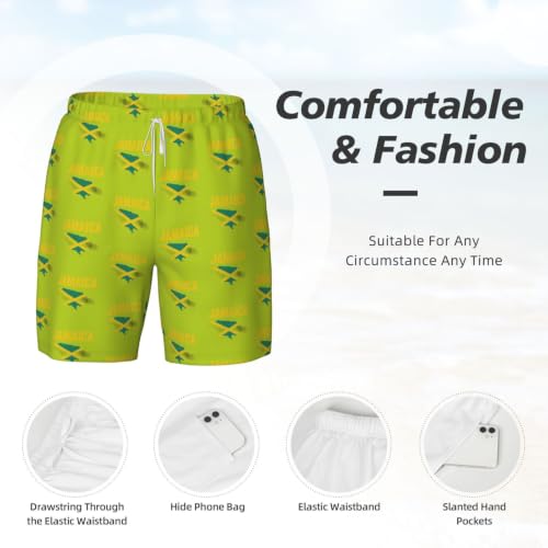 Bañador de hombre casual con diseño hawaiano de Jamaica para caminar 5