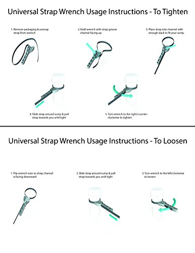 EcoPure EPUSW Universal Strap Wrench