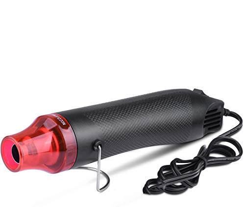 Mini Heat Gun Electric 300W Portable Hot Air Gun for DIY Craft Embossing Shrink Wrapping PVC Drying Paint Clay Rubber Stamp Multi Function Hand Hold Heat Tools