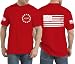 Potia USA Flag Shirt for Men 1776 American Patriotic T-Shirt 4th of July We The People Tee Tops
