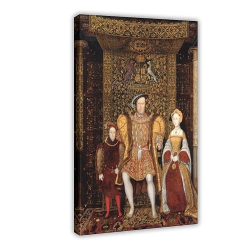 Family of Henry VIII impression sur toile pour sublimer le mur de votre salon