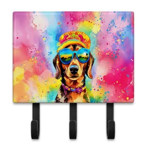 Caroline's Treasures Dachshund Dogs Decorative Ceramic Triple Wall Hook