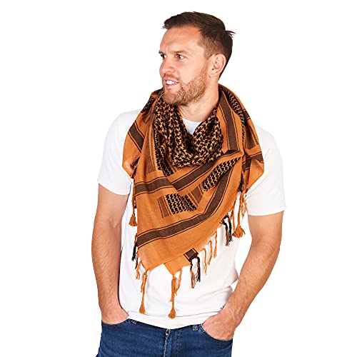 LOVARZI Shemagh Scarf - 100% Cotton Shemagh - Verstalie & Stylish Fashion Scarf for Men & Women of All Ages