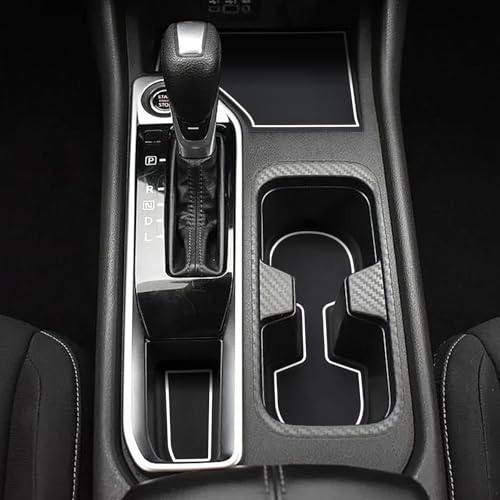 Inserts de porte-gobelets Nissan Sentra anti-saleté tapis de console blancs
