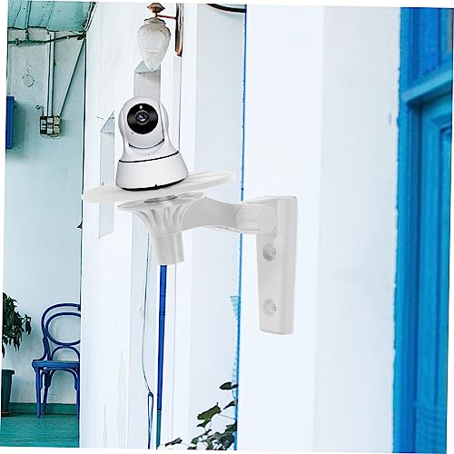 Support caméra mural blanc compatible fixation sans perçage orientable IP - 4