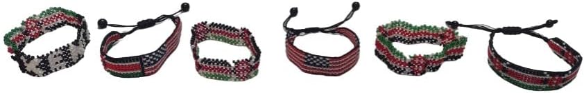 Kenyan Bracelet/Wrist Band/Kenyan Flag Bracelet