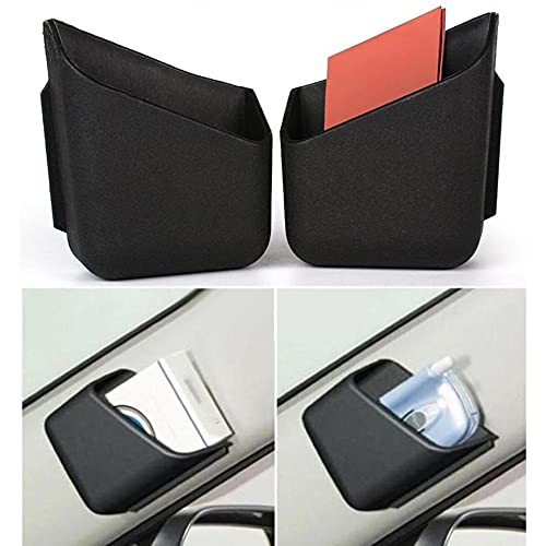 Creatieve auto auto opslag auto bril doos mobiele telefoon opbergdoos 2 stuks, zwart - Image 6