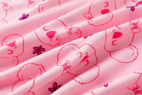 Image of Tie Dye Pajamas for Girls Soft Butterfly Sloth Fall Clothes Big Kids Sleepwear 2-Piece Long Sleeve Set Size 6-16