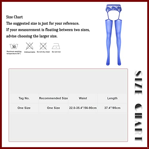 YiZYiF Women's Shimmery Oil Shiny Footed Thigh High Sheer Hold Up Pantyhose Stockings Tights4