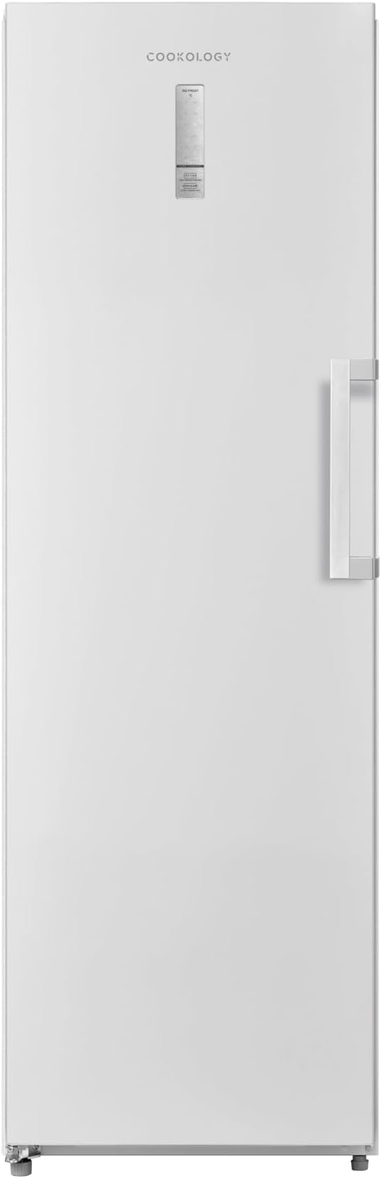 Cookology CTFZ273WH 273 Litre Capacity, Tall Upright Freezer, Features LED Digital Touch Display, Frost Free System, Reversible Door and Adjustable Legs with 4 Star Freezer Rating – in White