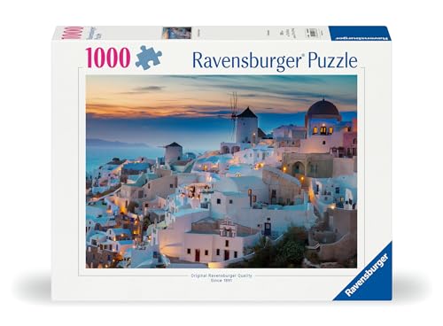 Puzzle 1000 pièces : Soirée à Santorin Ravensburger France - vue 7