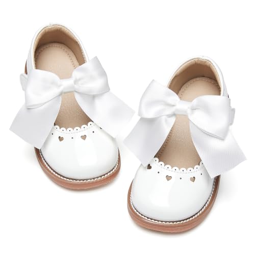 Image of GINFIVE Toddler Girls Mary Jane School Oxford Dress Flat Shoes for Wedding