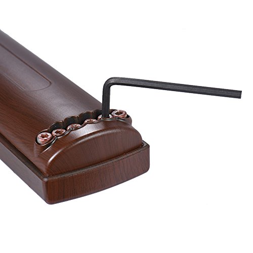 Summina Portable Pocket Acoustic Guitar Practice Tool Gadget Chord Trainer 6 String 4 Fret Model Rosewood Fretboard Wood Grain For Beginner Learner #TOP5