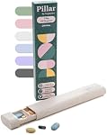 7 Day Pillar | Weekly Travel Pill Box | Easy Open Tablet Organizer - 7 Compartments | Premium Pill Box for Daily Medication, Supplements, Vitamins | No