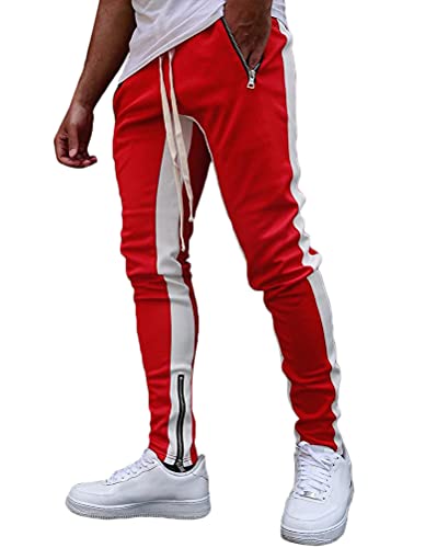 I design moderni in stile motociclista con qualità comprovata rendono questi pantaloni da jogging un pezzo unico.