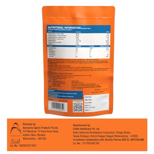 Image of Fast&Up Reload Salts | High Sodium Electrolyte Drink Mix | 900mg Sodium | Zero Sugar, Zero Calories| 5 Electrolytes - Potassium, Magnesium, Calcium & Chloride | Instant Hydration | Vegan, No Preservatives | (15 Sachets, Orange)