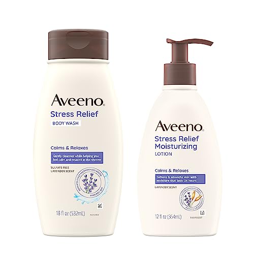 Aveeno Body Wash & Moisturizer, Lavender, 18 Fl Oz #TOP20