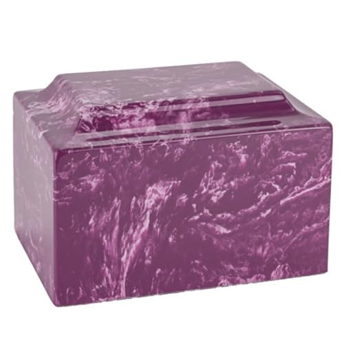 Amethyst Classic Cultured Marble Urn by Mackenzie Vault