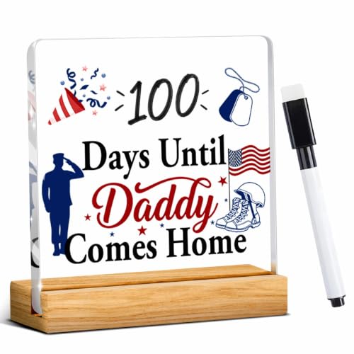 Military Parents Homecoming Countdown Acrylic Sign...