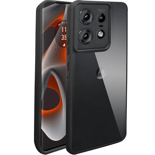 Image of A rtistque Hard Clear Back Cover Case for Motorola Moto Edge 50 Pro 5G | Shockproof TPU | Acrylic Armor Case for Motorola Moto Edge 50 Pro 5G| Stylish Protective Design - Transparent