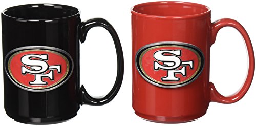 Great American Products NFL Two Piece Ceramic Mug Set - Primary Logo