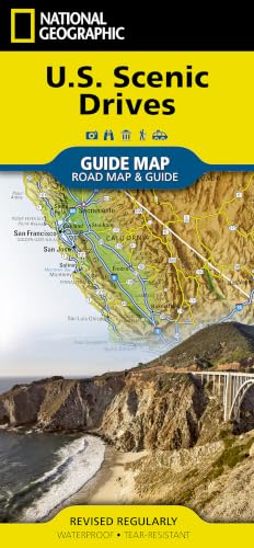 U.S. Scenic Drives Map (National Geographic Guide Map)
