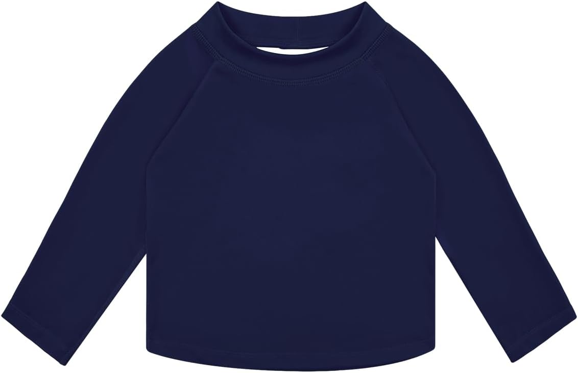 babygoal Baby Long Sleeve Rash Guard Shirt with UPF 50+ Sun Protection for Beach Pool Swimming
