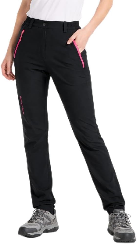 Women’s Lightweight Adventure Pants – High Waisted Quick Dry Outdoor Hiking & Travel Pants
