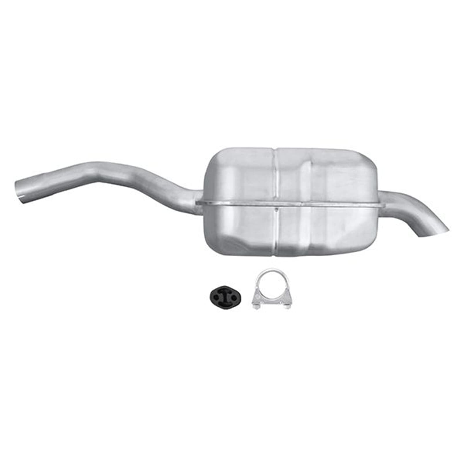 HELLA 8LD 366 030-191 Tłumik końcowy - Easy2Fit® Kit - z tyłu - jednoczęściowy - Komplet z elementami do montażu
