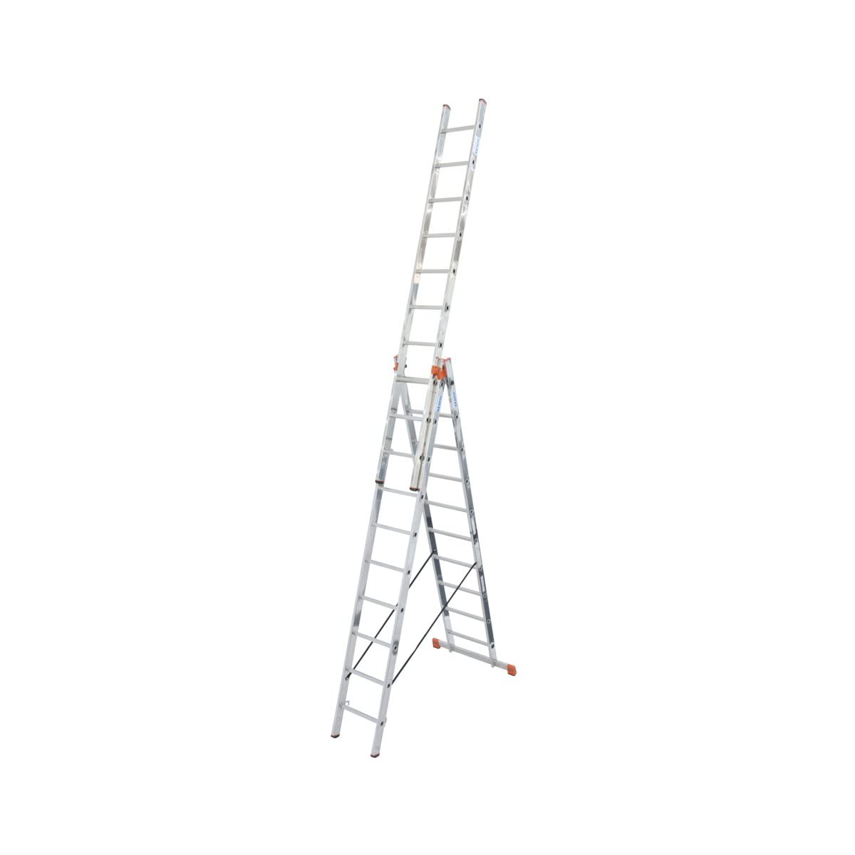 Drabina wielofunkcyjna Tribilo 3 x 10 szczebli L3,00-6,90 m Monto Krause 129680