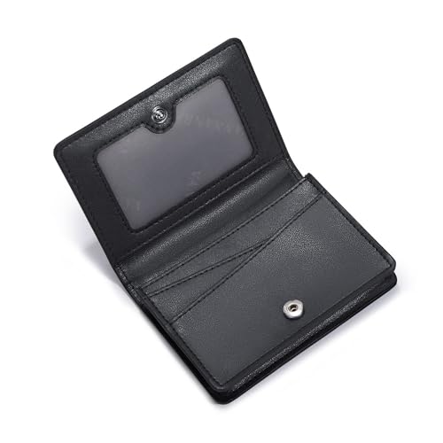 VANNANBA Wallet for Men Genuine Leather Slim Mens RFID Blocking Thin Bifold Credit Card Holder Pocket Wallets Minimalist Design with Gift Box