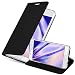 Produktbild Cadorabo Hülle für Samsung Galaxy A3 2016 in Classy SCHWARZ - Handyhülle mit Magnetverschluss, Standfunktion und Kartenfach - Case Cover Schutzhülle Etui Tasche Book Klapp Style