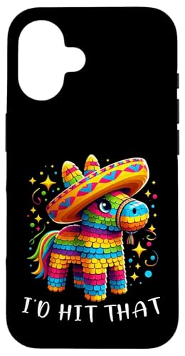 Pinata Cinco De Mayo Funny Ideas I'd Hit That pour hommes, femmes, enfants Coque pour iPhone 16 Pinata Cinco De Mayo Funny Ideas I'd Hit That pour hommes, femmes, enfants Coque pour iPhone 16