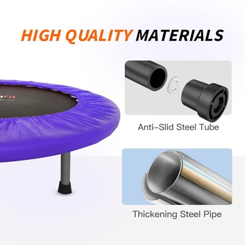 Faltbares Trampolin Ativafit 102 cm für Fitness und Training