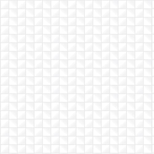 Papel de Parede Adesivo Lavável Pastilhas Azulejo Para Cozinha e Banheiro Branco 3D - Pro Decor