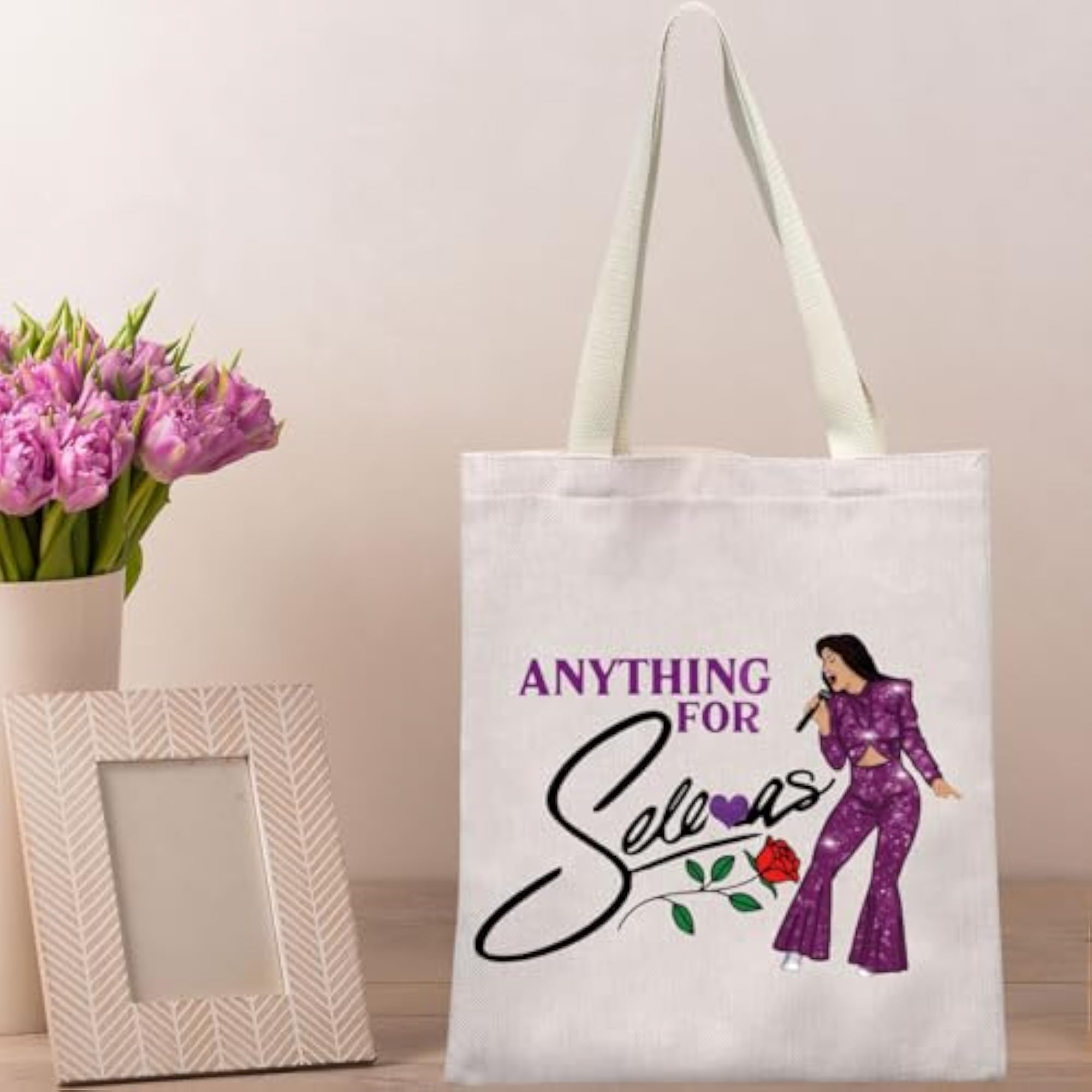 Music Lover Cosmetic Bag, Singer Fans Gift Pouch