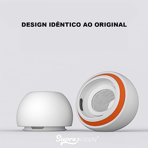 Ponteira Compatível com Airpods Pro Linha Premium com Espuma Borrachinha da Ponta de Airpods Pro (Mé