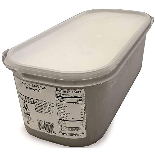 G.S. Gelato Lemon Sorbetto, 4.31 Liter -- 1 each.