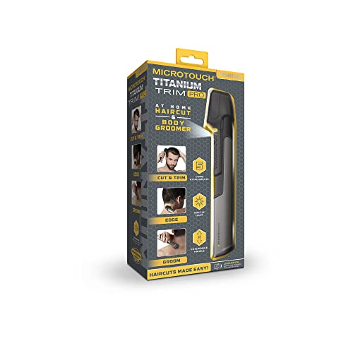 Herramienta de corte de pelo iluminada Microtouch Titanium Trim PRO con batería recargable 6
