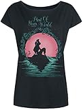 Negro Ariel La Sirenita Part Of Your World Camiseta Mujer Negro M