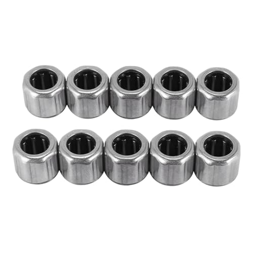 10Pcs Needle Bearing HF081412 Outer Ring Octagon One-Way Needle Roller Bearing 8X14X12mm for Manufacturing Industry