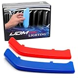 iJDMTOY Exact Fit ///M-Colored Grille Insert Trims Compatible With BMW F30 F31 3 Series 320i 328i 330i 335i 340i M-Performance Black Kidney Grilles (8 Beams), NOT 11-Beam Standard Grille or 4 Series
