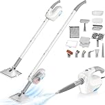 10-in-1 Steam Mop with Detachable Handheld Steamer, Multi & Up Steamer for Cleaning with 350ml Tank, 10s Heat-Up, 7M Cord, 120°C 1200W Powerful Floor Steam Mop for Hardwood Floors, Grout, Carpet